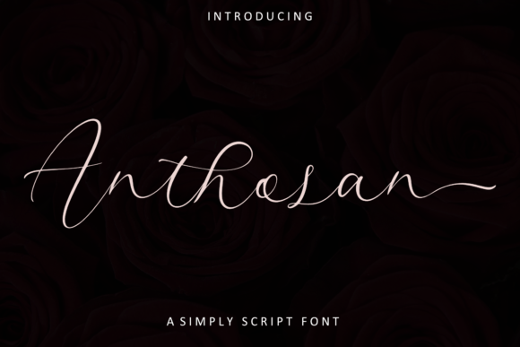 Anthosan: A Handwritten Font for Editorial Warmth and Clarity
