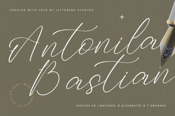 Antonila Bastian: A Modern Script Font for Editorial Elegance