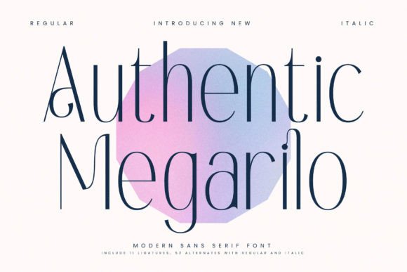 Authentic Megarilo: A Serif Font That Elevates Digital Branding