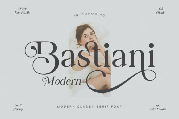 Bastiani Modern: A Refined Serif Font for Small Business Branding