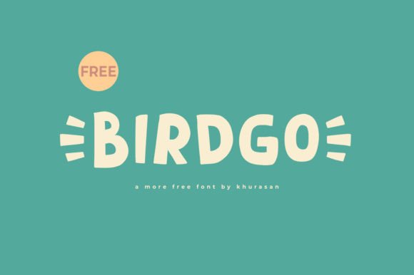 Birdgo Font: A Fancy Display Typeface for Handmade Labels & Printables
