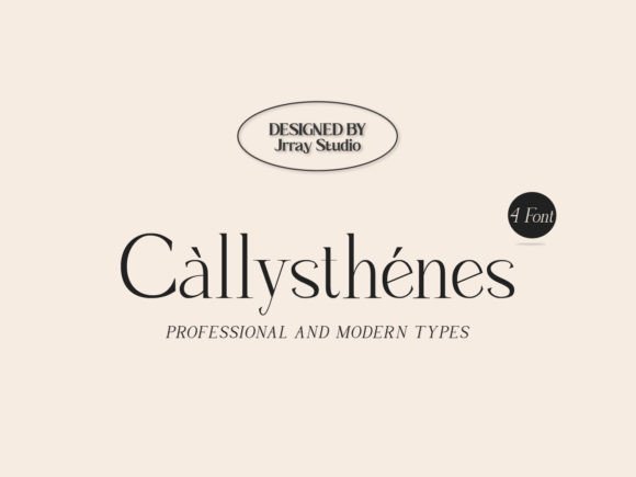 Callysthenes: A Polished Serif Font for Real Small Business Branding