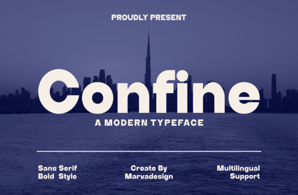 Confine: A Clean, Modern Sans Serif Font for Real Branding Work