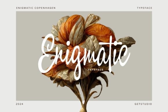Enigmatic Copenhagen: A Contemporary Script Font for Digital Design