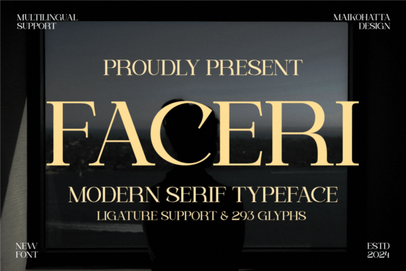 Faceri: A Modern Serif Typeface for Thoughtful Editorial Design