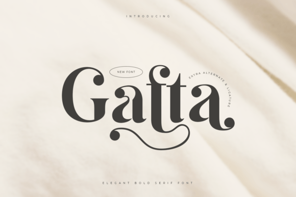 Gafta: An Elegant Bold Serif for Distinctive Branding