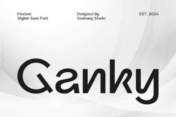 Ganky: A Modern Sans Serif for Polished Digital Branding