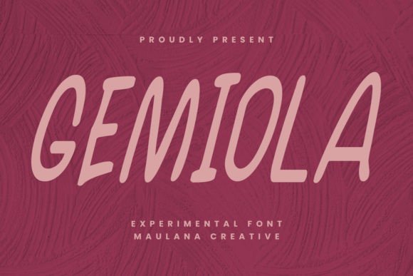 Gemiola: A Display Font That Speaks Before You Read