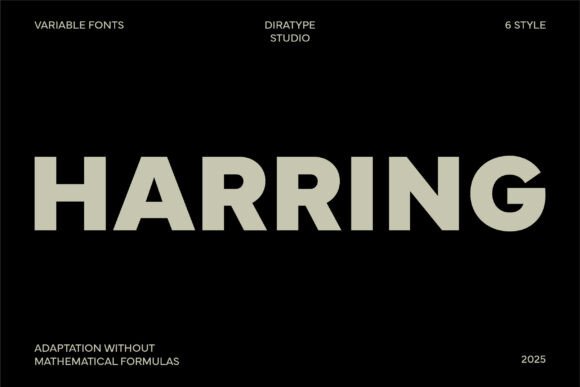 Harring Family: A Clean, Modern Sans Serif Font for Makers