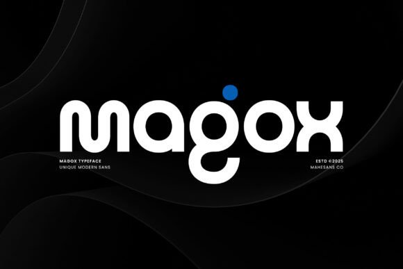 Magox: A Bold, Smooth Sans Serif Font for Handmade Brands