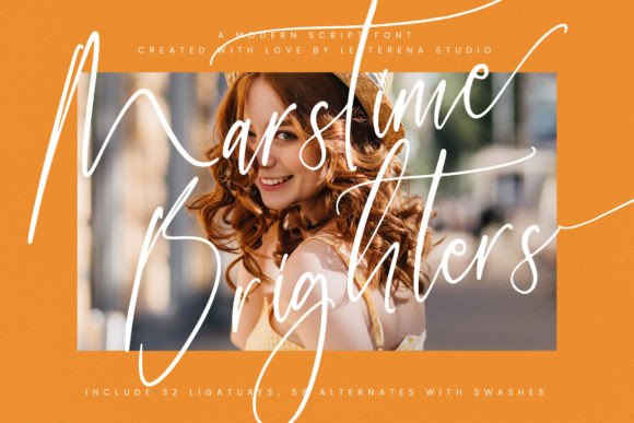 Marstime Brighters: A Modern Script Font for Thoughtful Design