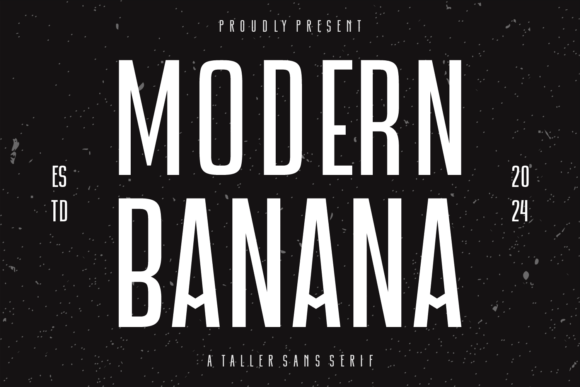 Modern Banana: A Sans Serif Font That Stops Scrolling