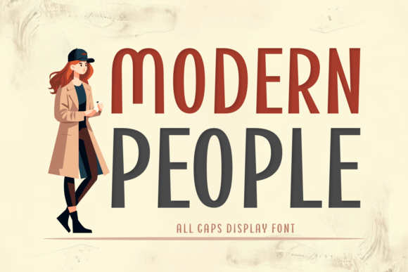 Modern People: A Display Typeface with Quiet Confidence