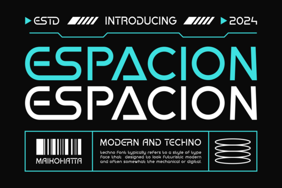 Modern Techno Font for Small Business Branding