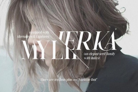 Mylieka: A Modern Serif Font for Digital Branding