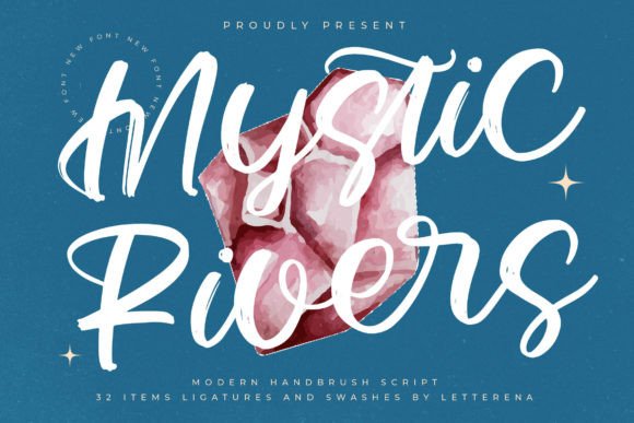 Mystic Rivers: A Modern Script Font for Editorial Calm