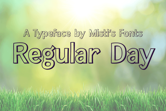 Regular Day: A Modern Sans Serif Font for Handmade Charm