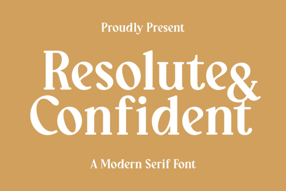 Resolute and Confident: A Serif Font That Builds Trust