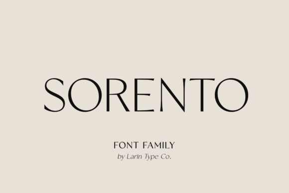 Sorento Regular: A Sophisticated Serif Font for Small Business Branding