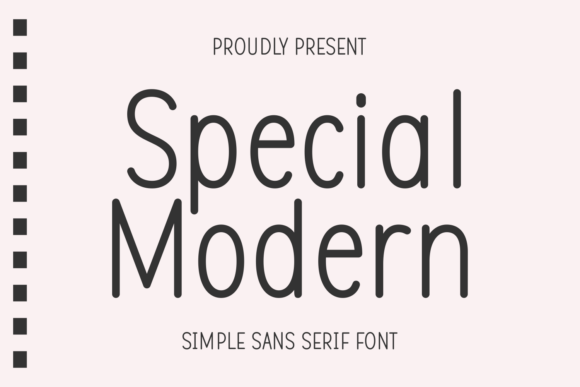 Special Modern: A Clean Sans Serif Font for Editorial Design