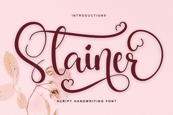 Stainer: A Modern Handwritten Font That Feels Like a Smile
