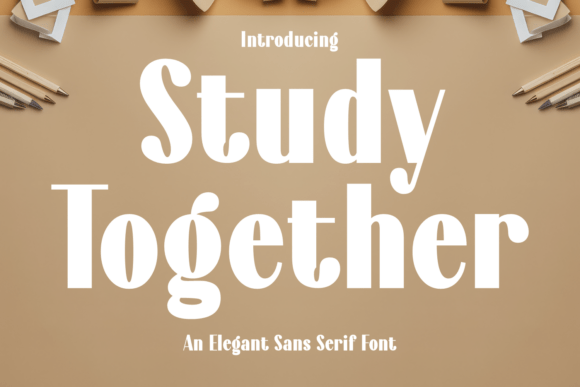 Study Together: A Modern Sans Serif Font for Scroll-Stopping Campaigns