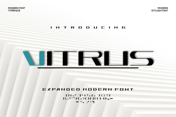 Vitrus: A Clean, Bold Sans Serif for Impactful Headlines