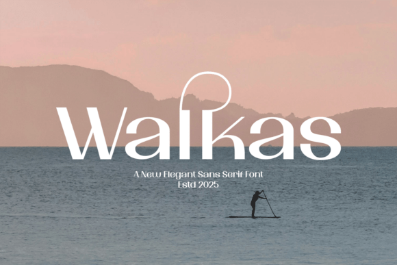 Walkas: A Sophisticated Sans Serif Font for Small Business Branding