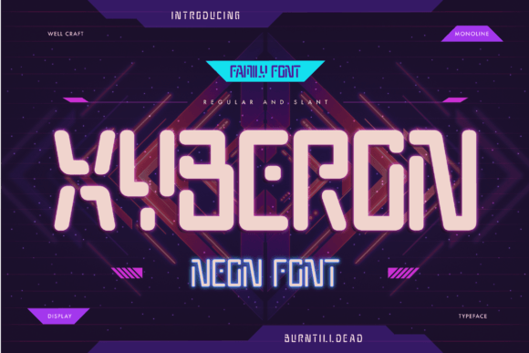 Xyberon: A Display Font That Commands Attention